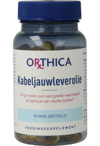 Orthica Kabeljauwlever olie (90 Softgels)