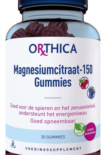 Orthica Magnesiumcitraat 150 (30 Gummies)