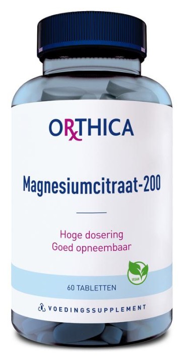 Orthica Magnesium citraat 200 (60 Tabletten)