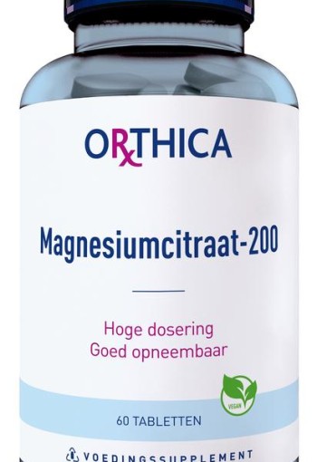 Orthica Magnesium citraat 200 (60 Tabletten)