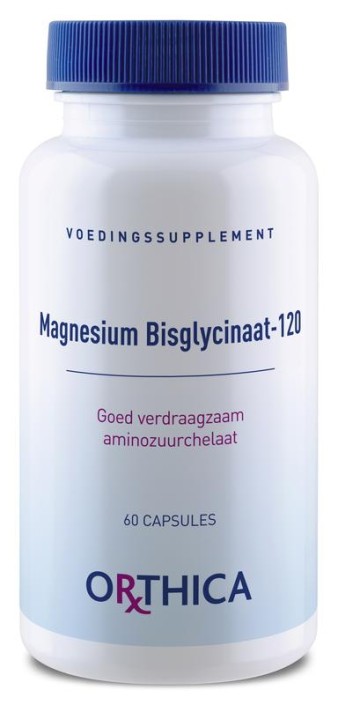 Orthica Magnesium bisglycinaat (60 Vegetarische capsules)