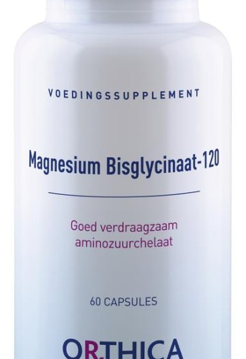 Orthica Magnesium bisglycinaat (60 Vegetarische capsules)