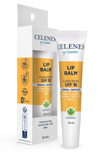 Celenes Herbal lipbalm SPF15 (10 Milliliter)