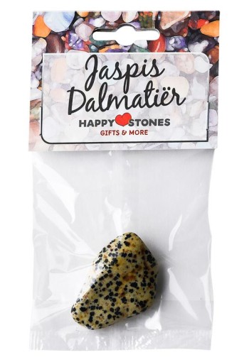 Happy Stones Jaspis dalmatier (1 Stuks)
