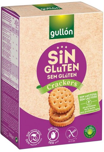 Gullon Zoute crackers glutenvrij (200 Gram)