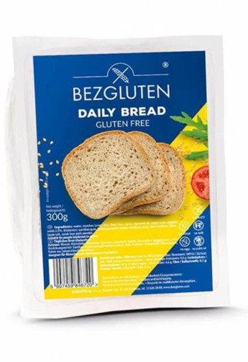 Bezgluten Bruin brood glutenvrij (300 Gram)