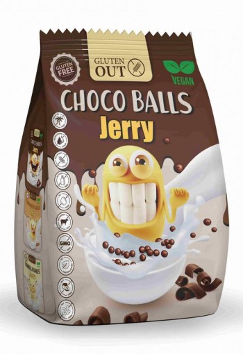Gluten Out Jerry choco balls glutenvrij (375 Gram)