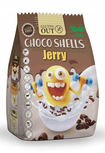 Gluten Out Jerry choco shells glutenvrij (375 Gram)