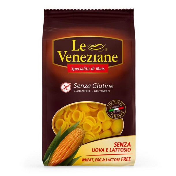 Le Veneziane Pipe rigate glutenvrij (250 Gram)