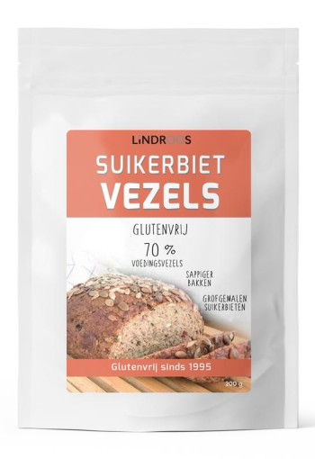 Lindroos Fibrex suikerbietenvezels glutenvrij (200 Gram)