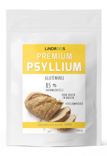 Lindroos Premium psyllium glutenvrij (200 Gram)
