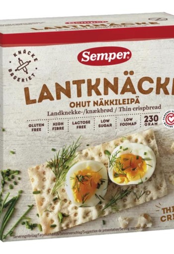 Semper Knackebrod lantknacke glutenvrij (230 Gram)