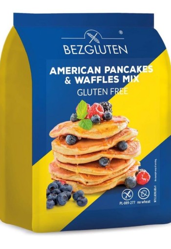 Bezgluten American pancakes & waffles mix glutenvrij (300 Gram)