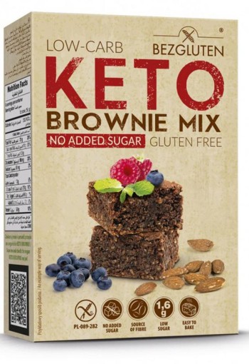 Bezgluten Keto brownie mix glutenvrij (150 Gram)