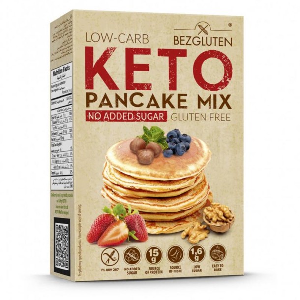 Bezgluten Pancake mix keto glutenvrij (150 Gram)