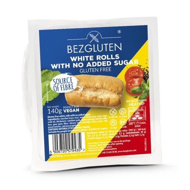 Bezgluten Mini baquettes zonder toegevoegde suiker gv vegan (140 Gram)