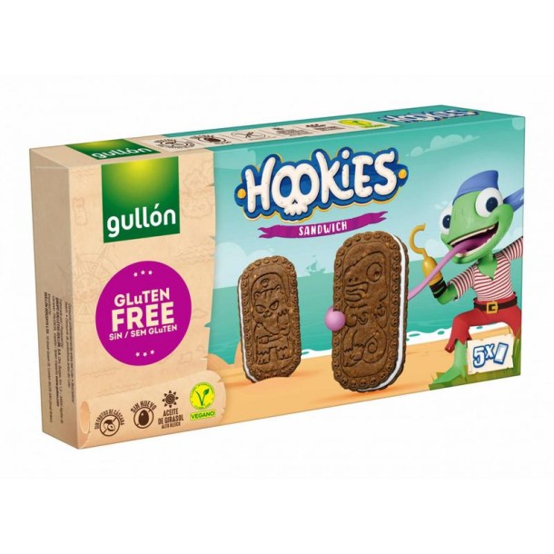 Gullon Hookies sandwich cookies glutenvrij (230 Gram)