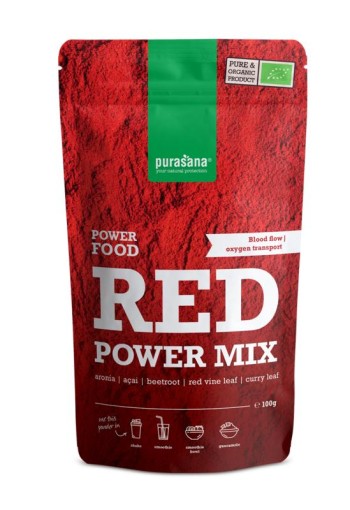 Purasana Red power mix bio (100 Gram)