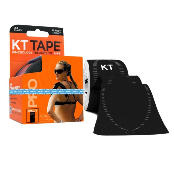 KT Tape Pro uncut tape roll 5 meter zwart (1 Stuks)