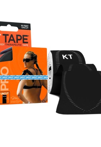 KT Tape Pro uncut tape roll 5 meter zwart (1 Stuks)
