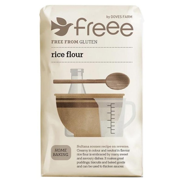 Doves Farm Rijstmeel glutenvrij (1 Kilogram)