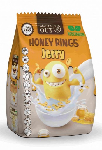 Gluten Out Jerry honey rings glutenvrij (375 Gram)