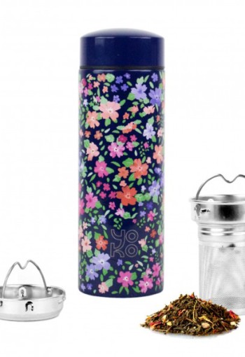 Yoko Drinkfles venise met theefilter isotherm 350ml (1 Stuks)