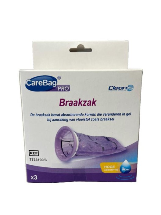 Carebag Braakzak pro 500ml (3 Stuks)