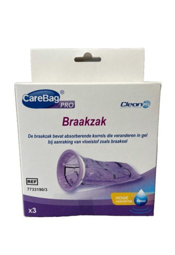 Carebag Braakzak pro 500ml (3 Stuks)