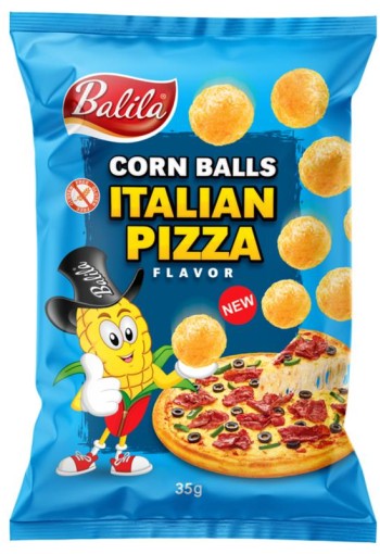 Balila Corn balls Italian pizza glutenvrij (35 Gram)