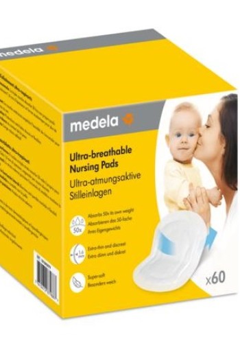 Medela Zoogcompressen ultra ademend (60 Stuks)