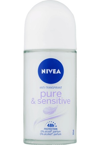 NIVEA Sensitive & Pure Anti-Transpirant Roll-On 50 ML