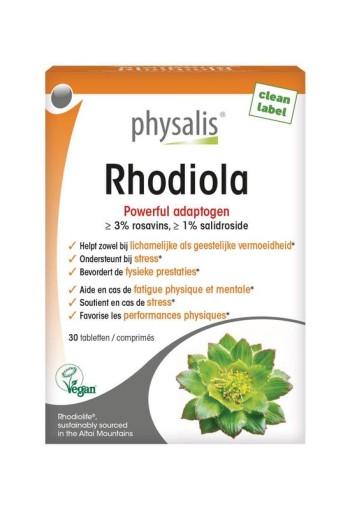 Physalis Rhodiola bio (30 Tabletten)