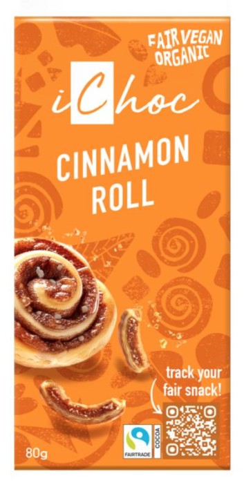 Ichoc Cinnamon roll vegan bio (80 Gram)