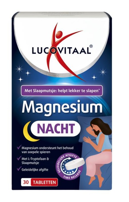Lucovitaal Magnesium nacht complex (30 Tabletten)