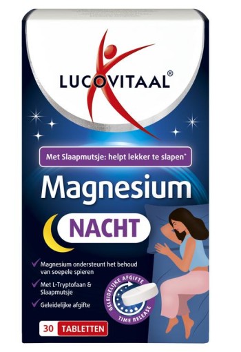 Lucovitaal Magnesium nacht complex (30 Tabletten)
