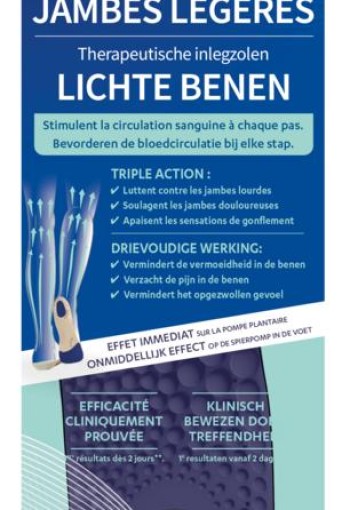 Epitact Inlegzolen lichte benen 39-41 (1 Paar)