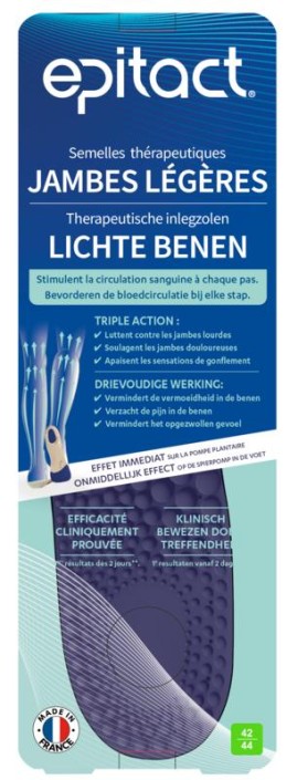 Epitact Inlegzolen lichte benen 42-44 (1 Paar)