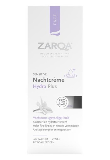 Zarqa Nachtcreme hydra plus sensitive (50 Milliliter)
