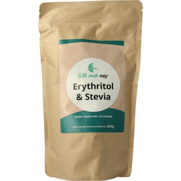 Go-Keto Erythritol + stevia blend (800 Gram)