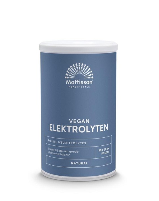 Mattisson Elektrolyten poeder naturel vegan (300 Gram)