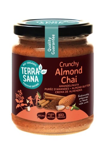 Terrasana Amandelpasta crunchy chai bio (250 Gram)