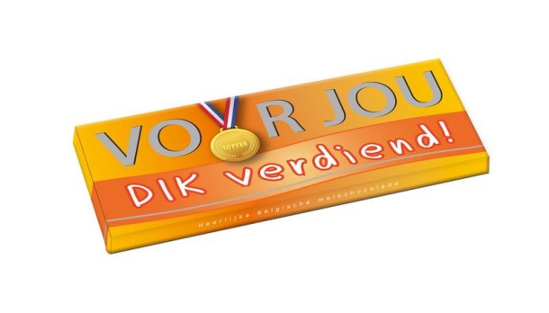 Voor Jou! Wensreep dik verdiend (70 Gram)