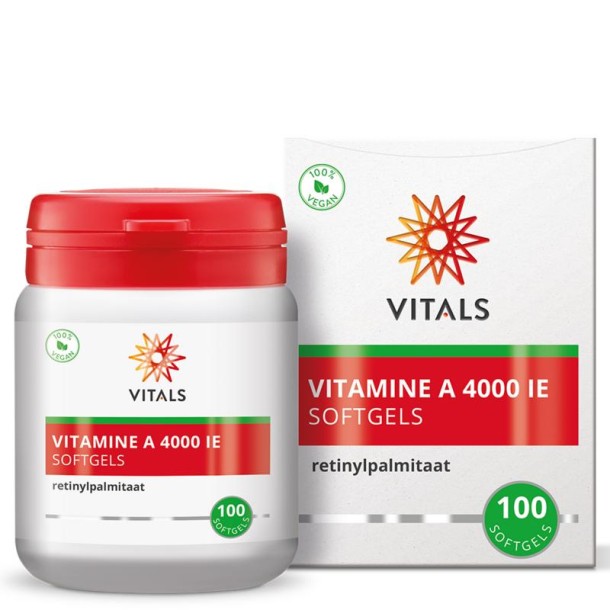 Vitals Vitamine A 4000IE (100 Softgels)