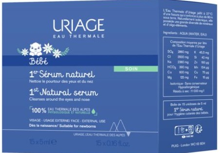 Uriage Bebe 1er serum naturel unidose 5x15ml (1 set)