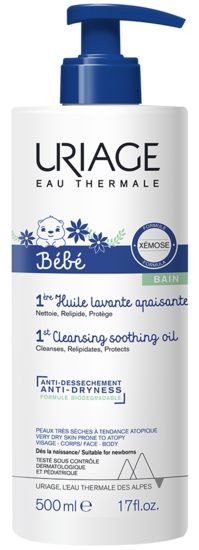 Uriage Bebe 1ere huile lavante apaisante (500 Milliliter)