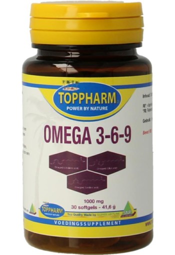 Toppharm Omega 3 6 9 1000mg (30 Softgels)