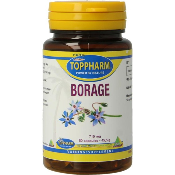 Toppharm Borage (50 Capsules)