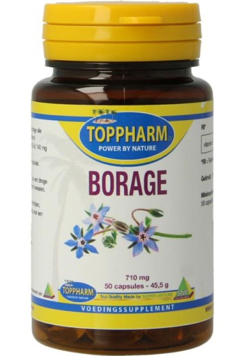 Toppharm Borage (50 Capsules)