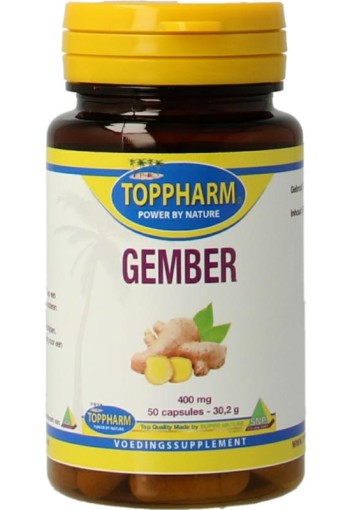 Toppharm Gember 400mg (50 Capsules)